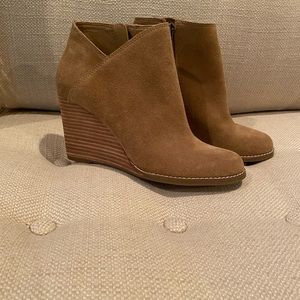 Lucky Brand Suede Ankle Boots NWT